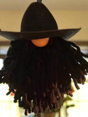 Handmade Hanging Gnomes #1