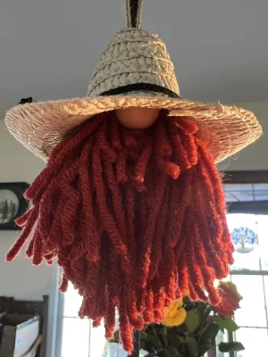 Handmade Hanging Gnomes #13