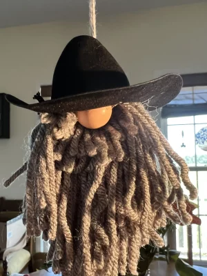 Handmade Hanging Gnomes #3