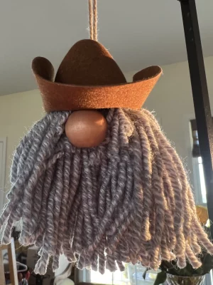 Handmade Hanging Gnomes #9